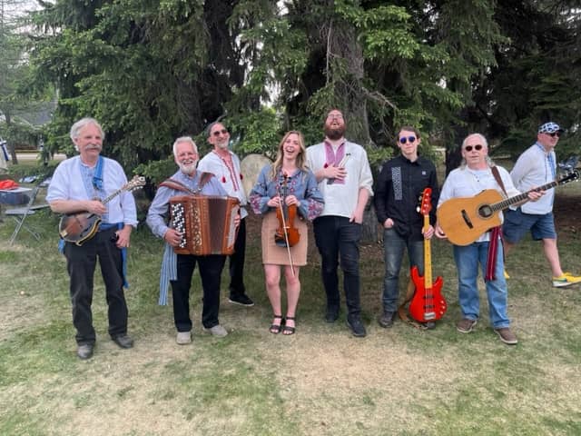 A group photo of the band at UFest